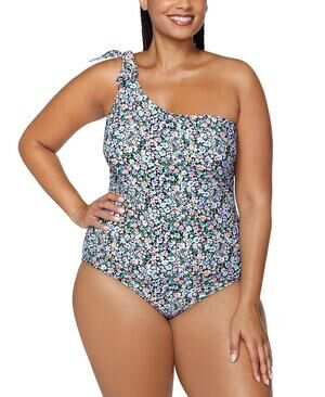 Raisins Curve Trendy Plus Size Marita Floral One-Piece Swimsuit